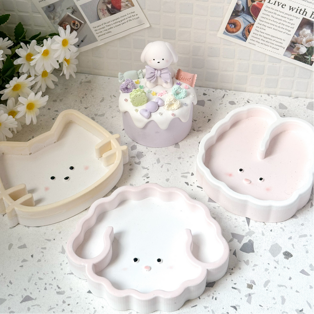 001_石膏蛋糕+可愛動物置物盤_vivipic 石膏蛋糕+可愛動物置物盤體驗課