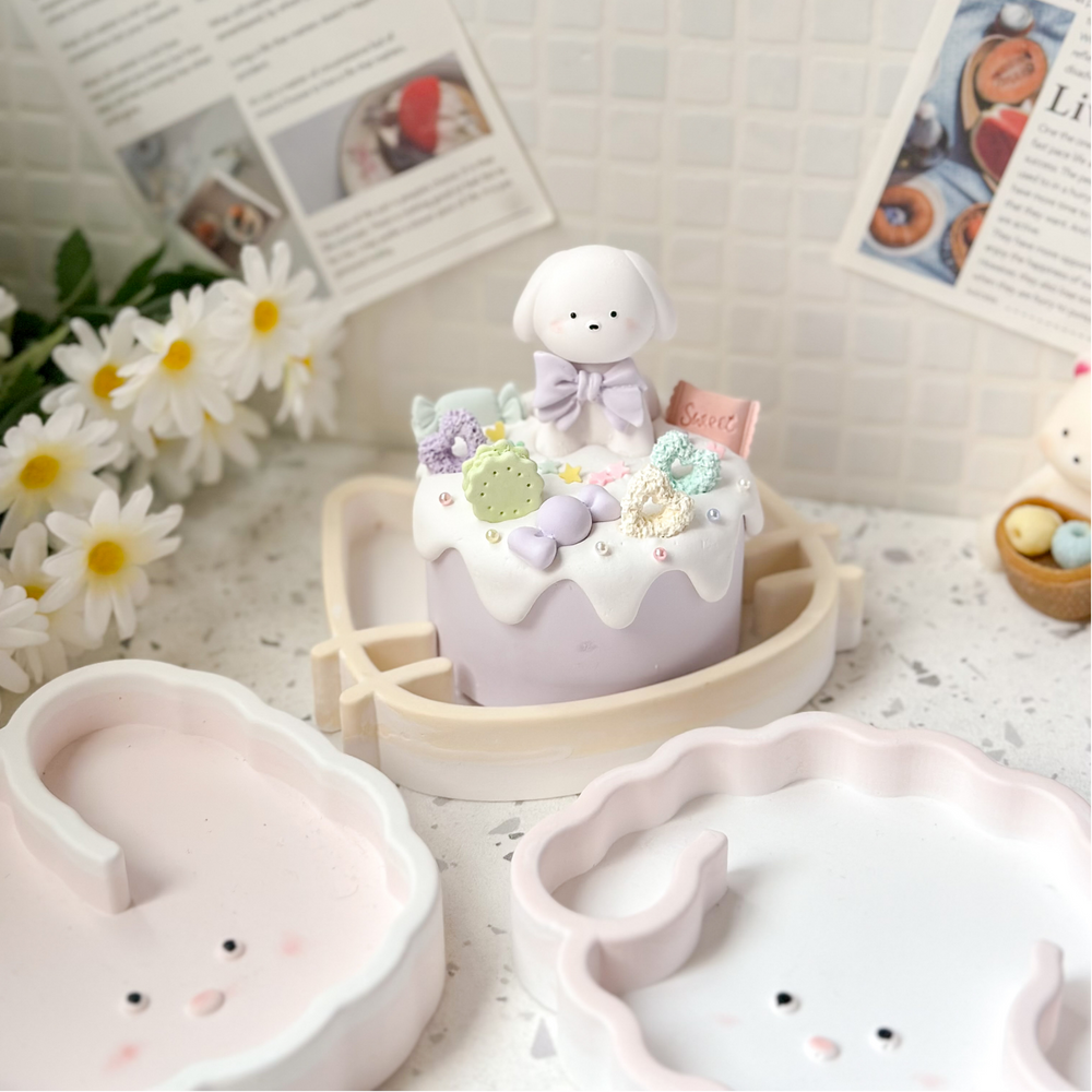 002_石膏蛋糕+可愛動物置物盤_vivipic 石膏蛋糕+可愛動物置物盤體驗課