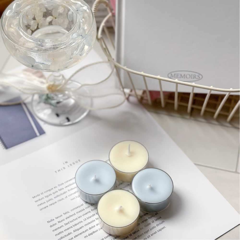 浪漫花朵燭台組合