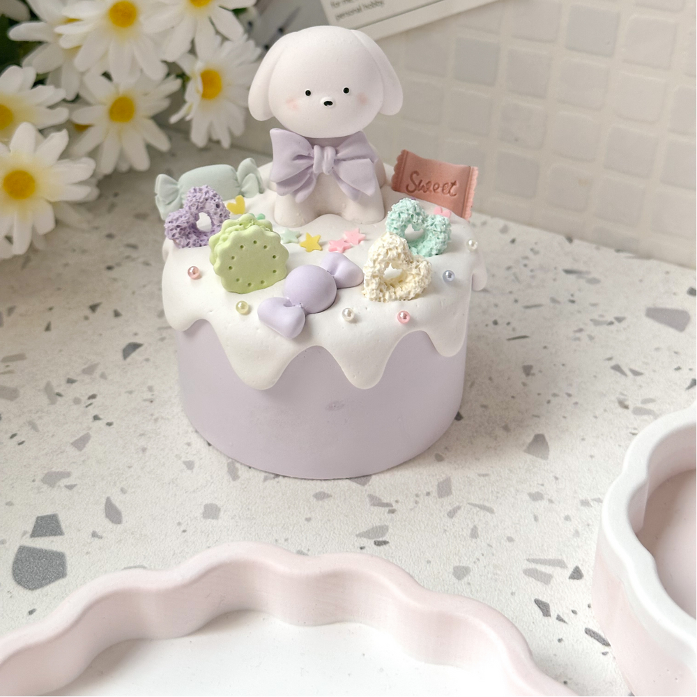 003_石膏蛋糕+可愛動物置物盤_vivipic 石膏蛋糕+可愛動物置物盤體驗課